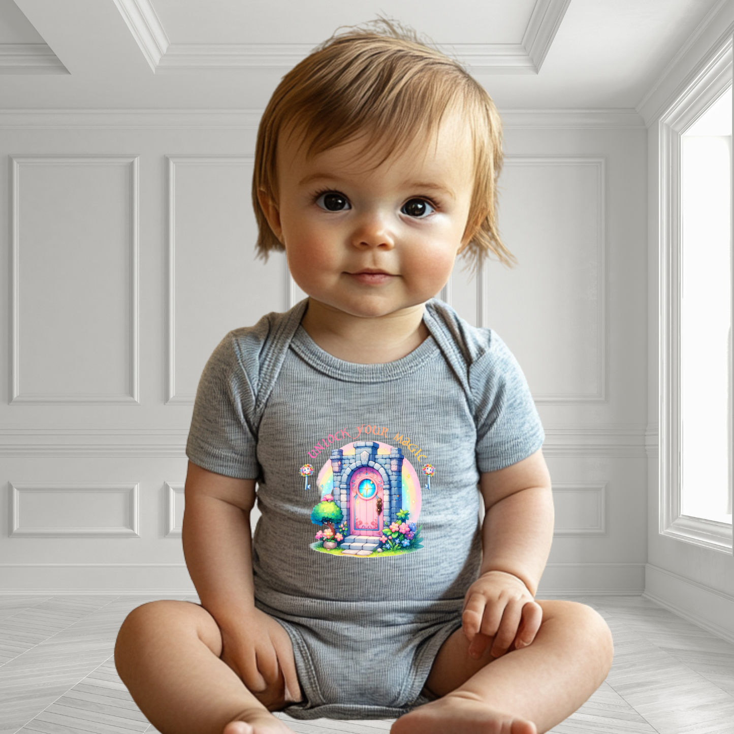 Unlock Your Magic Infant Short Sleeve Onesie