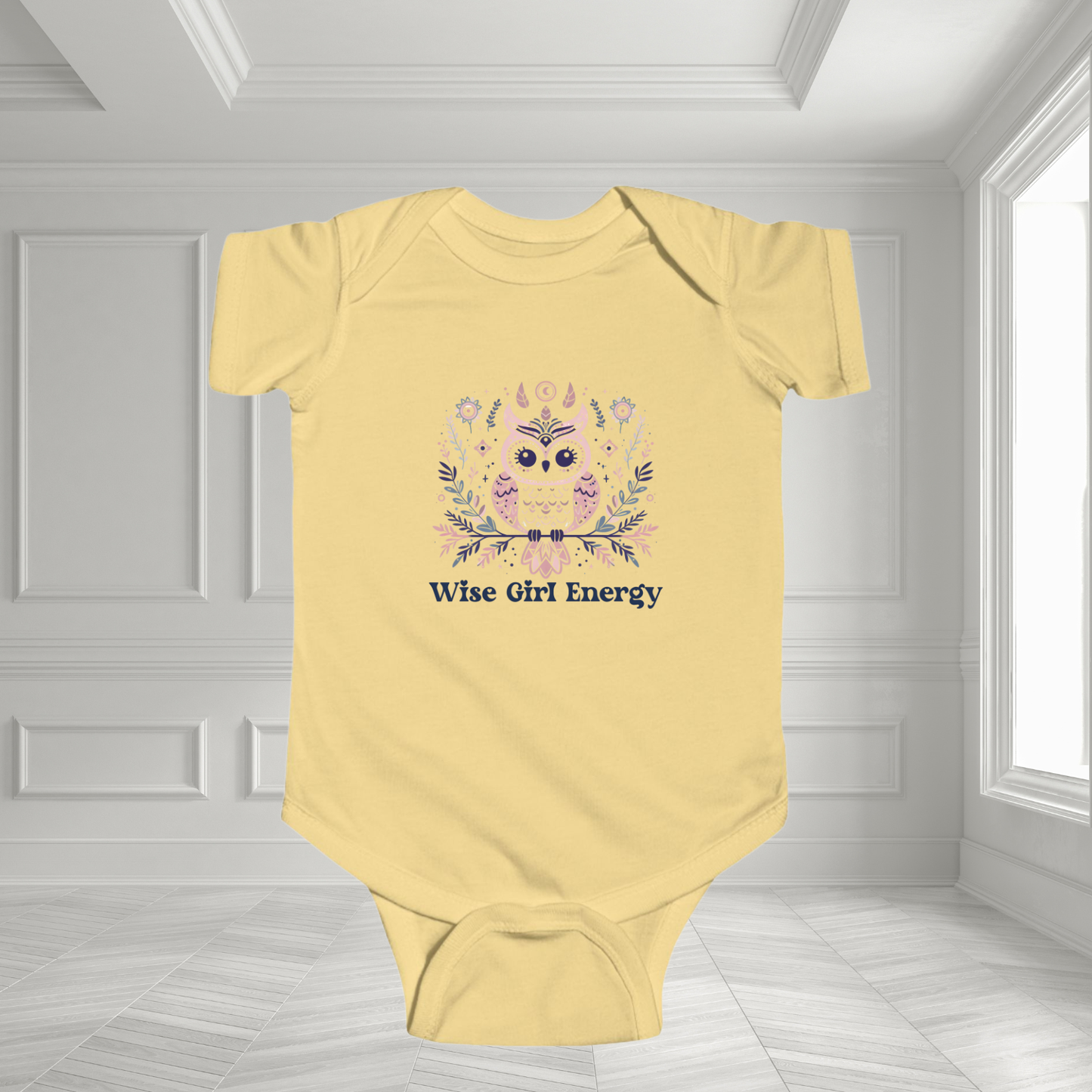 Wise Girl Energy Infant Short Sleeve Onesie