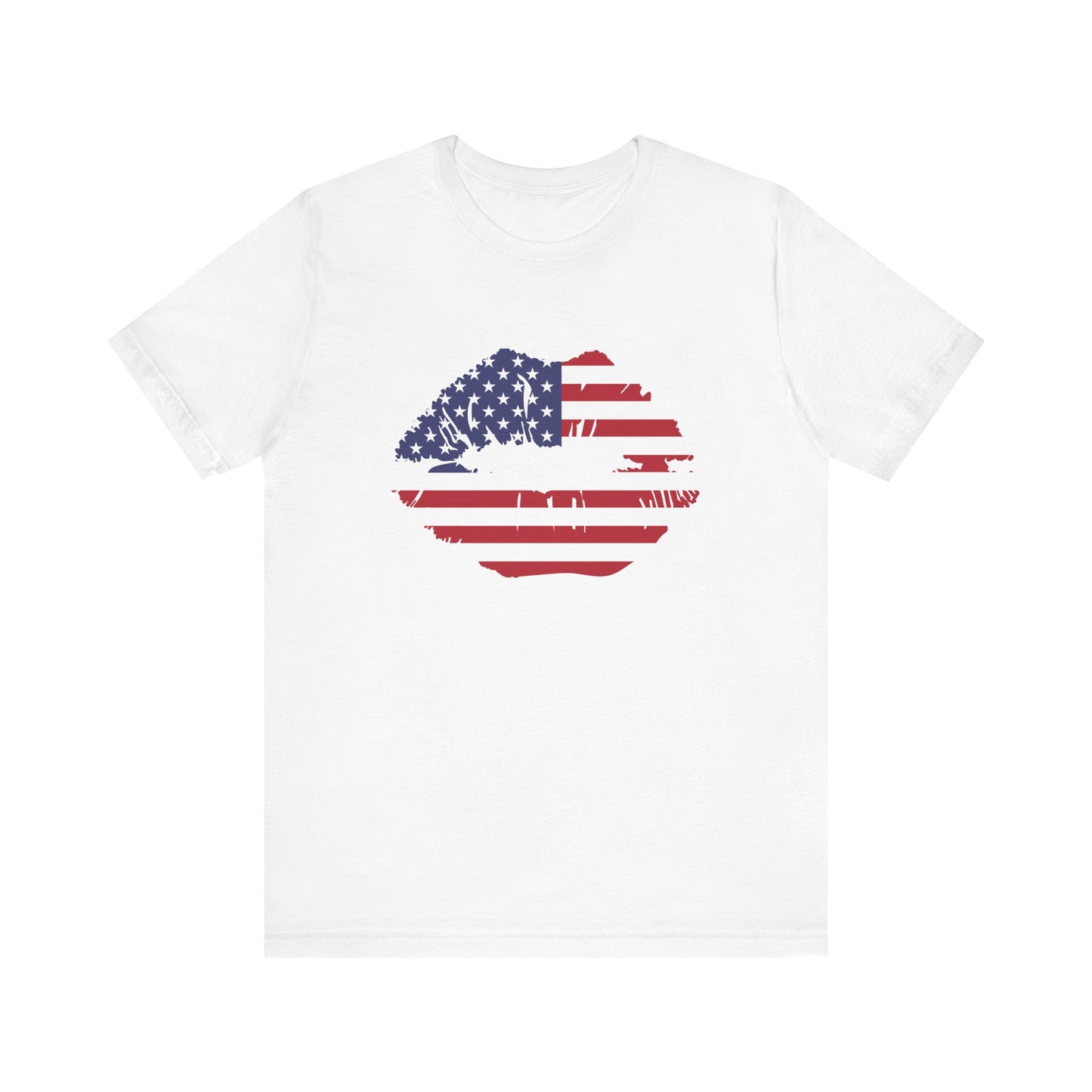 American Flag Lips T-Shirt