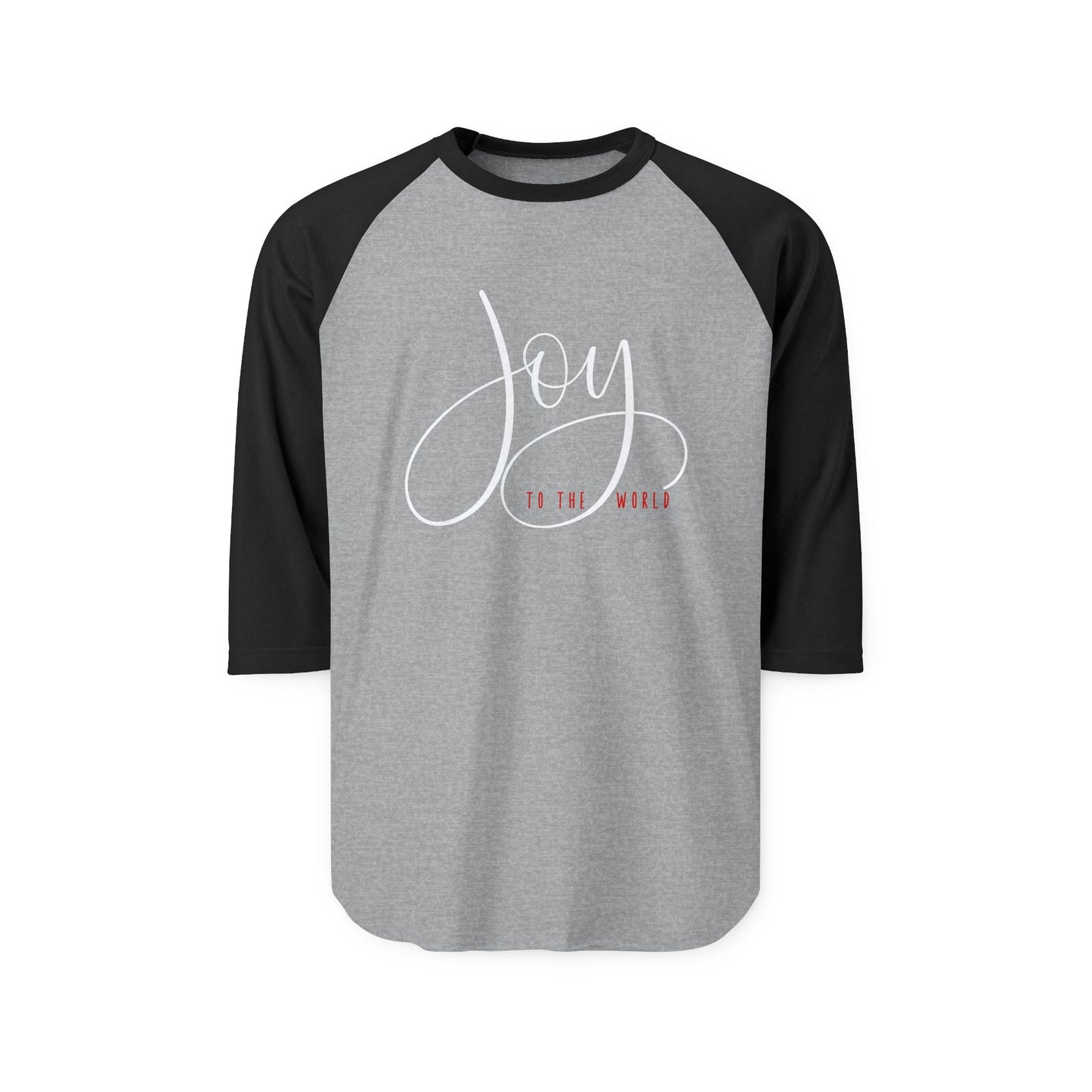 Joy To The World Baseball Tee