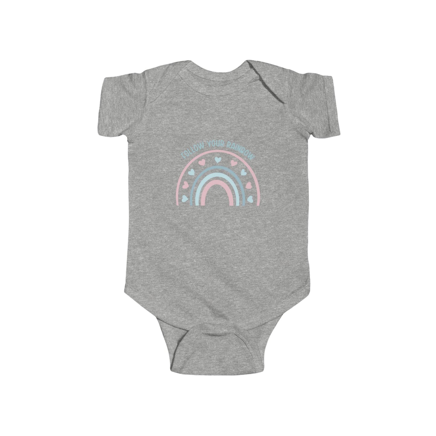 Follow Your Rainbow Infant Short Sleeve Onesie