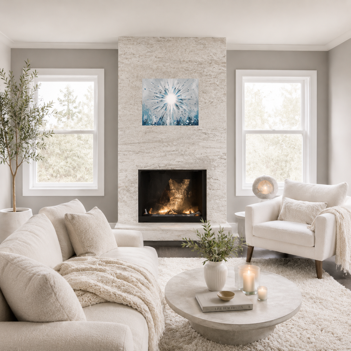 Radiant Awakening Canvas Wall Art