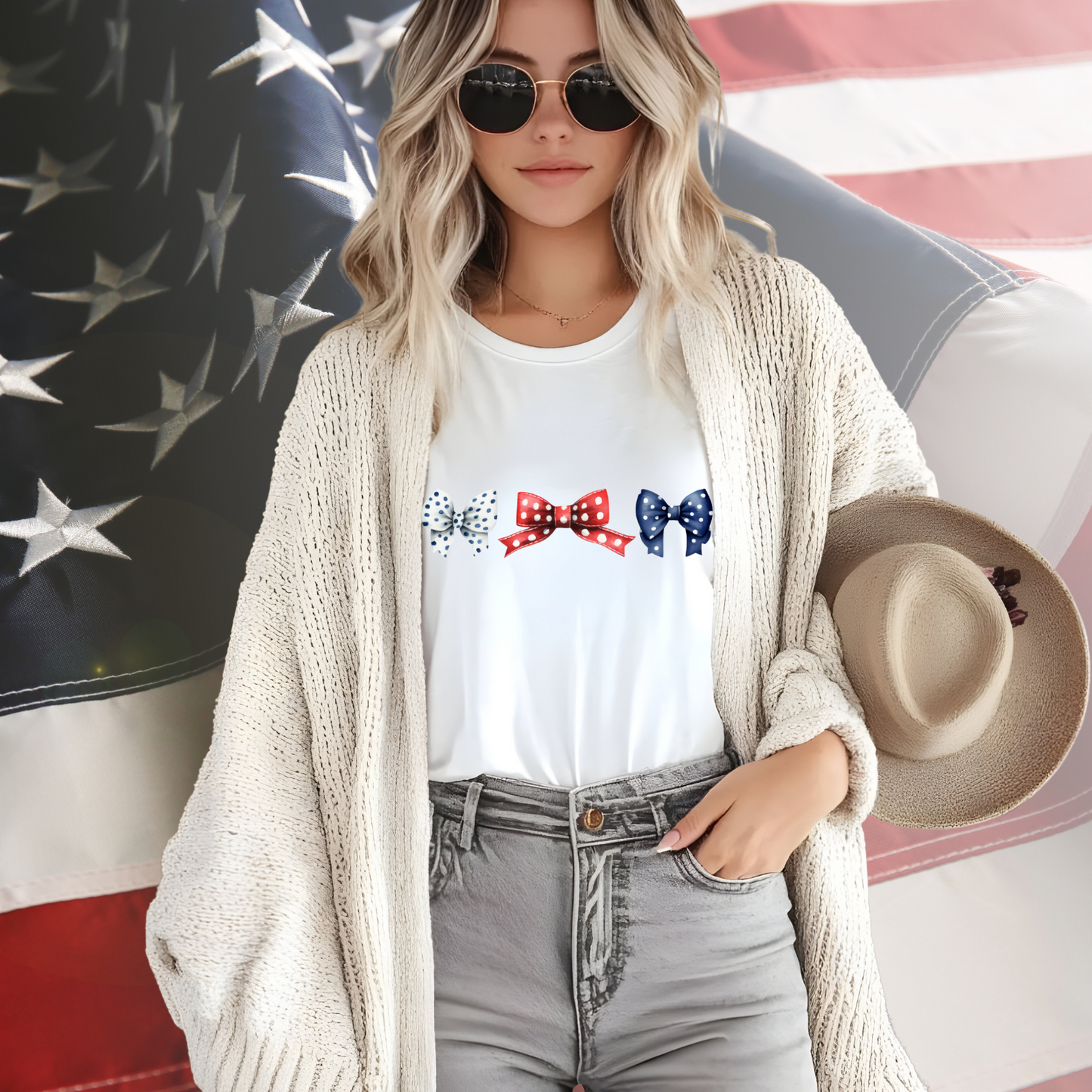 Patriotic Bows T-Shirt