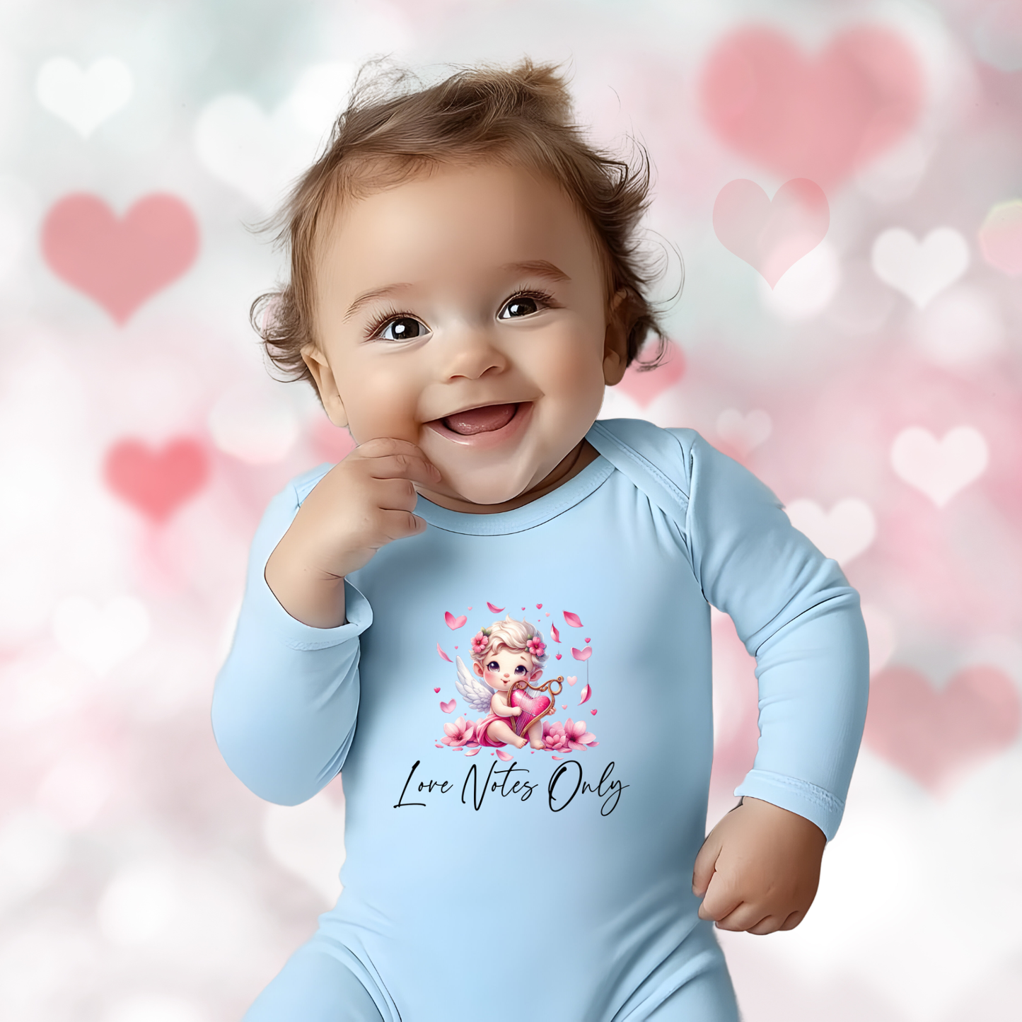 Love Notes Only Infant Long Sleeve Onesie
