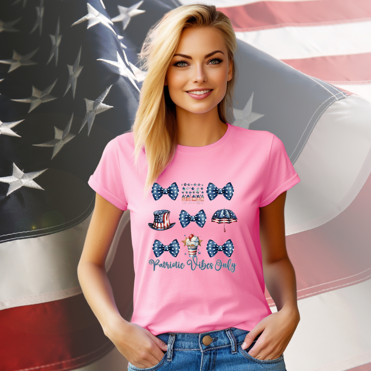 Patriotic Vibes Only T-Shirt