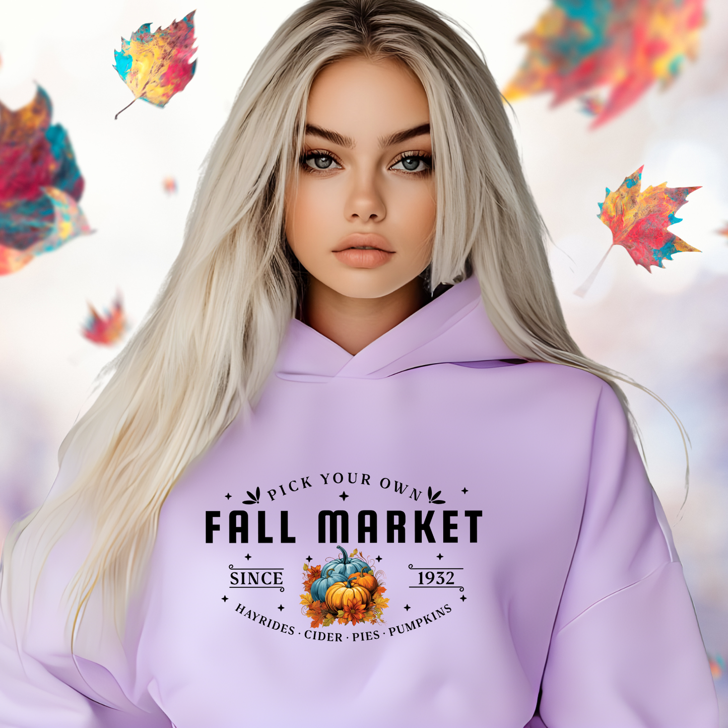 Fall Market Crop Hoodie
