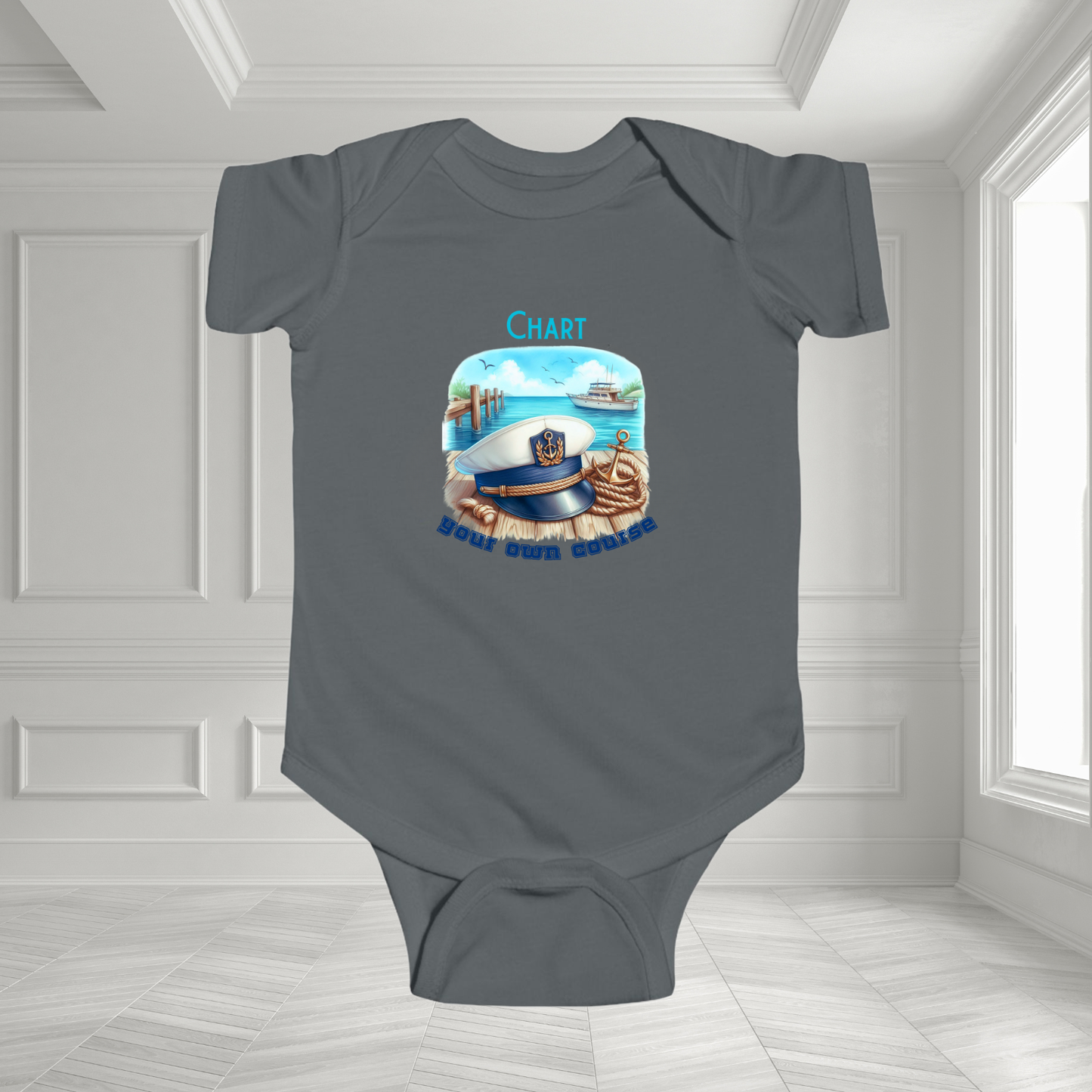 Chart Your Own Course Infant Short Sleeve Onesie