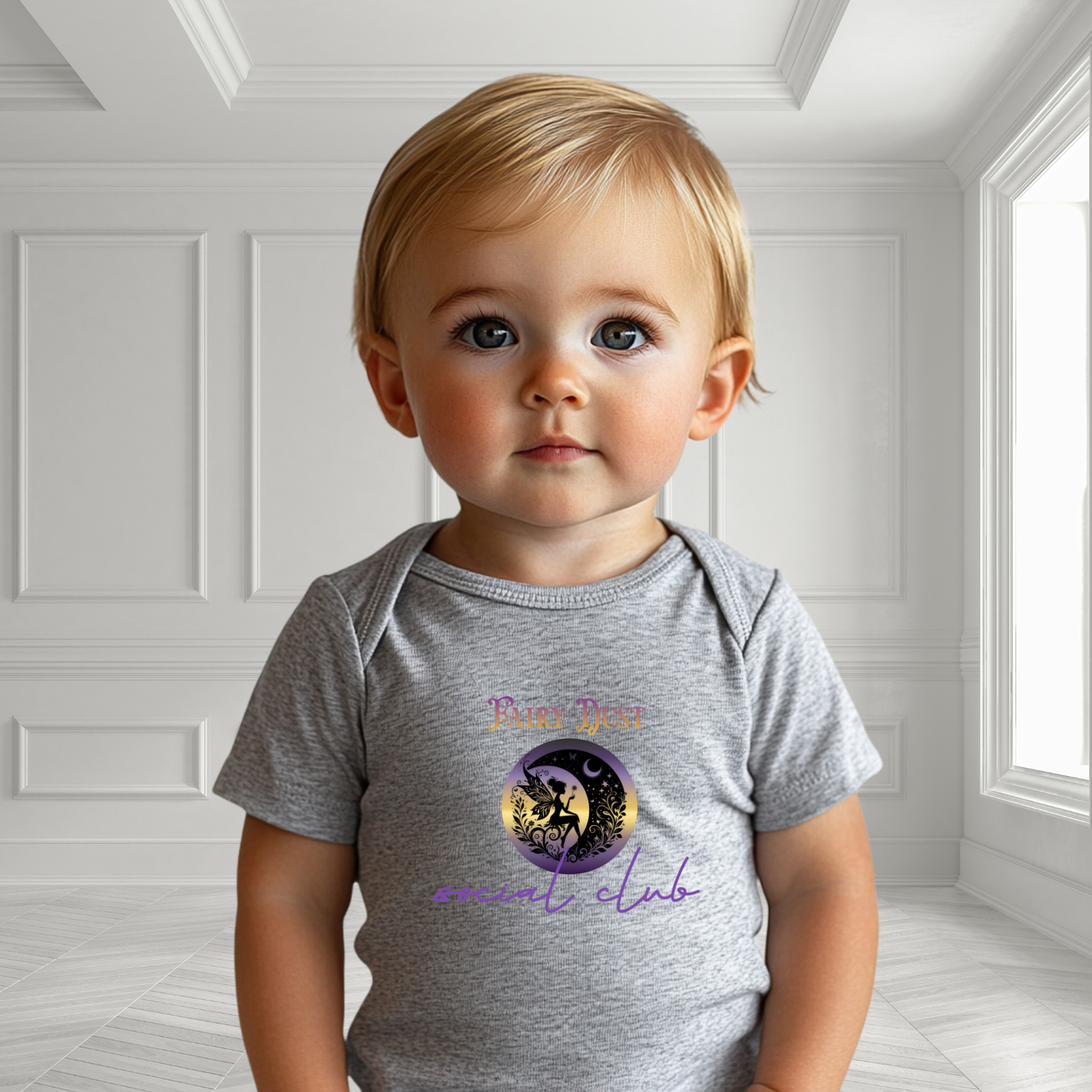 Fairy Dust Social Club Infant Short Sleeve Onesie