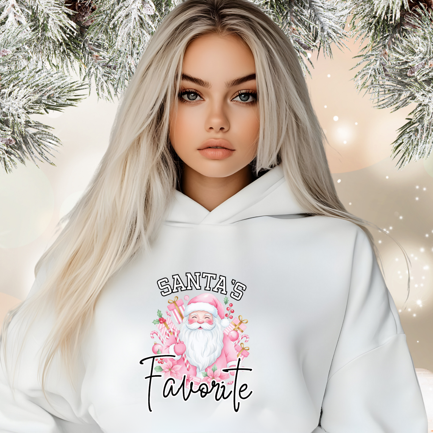 Santa’s Favorite Crop Hoodie