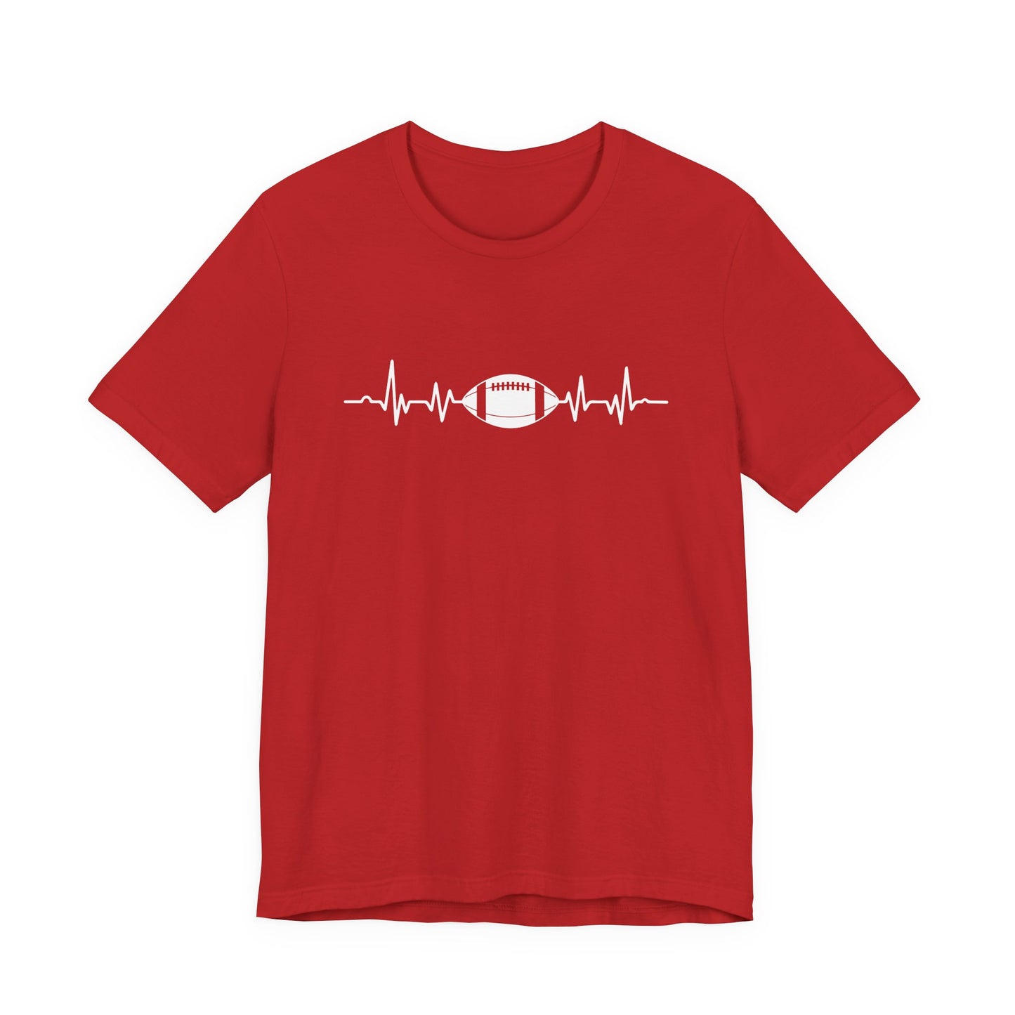 Football Heartbeat T-Shirt
