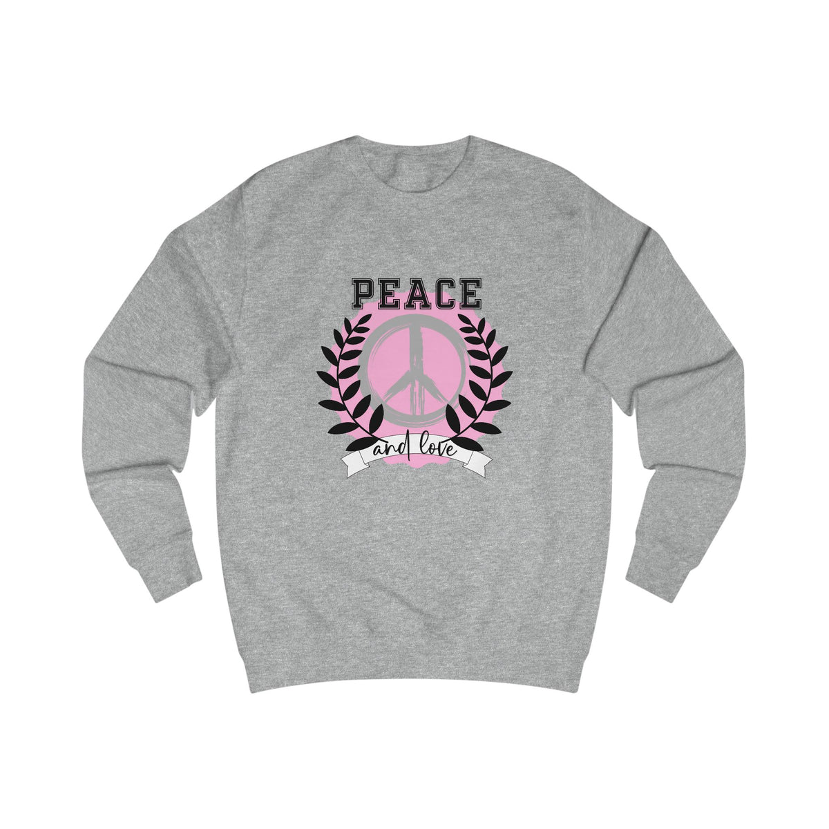Peace And Love Crewneck Sweatshirt