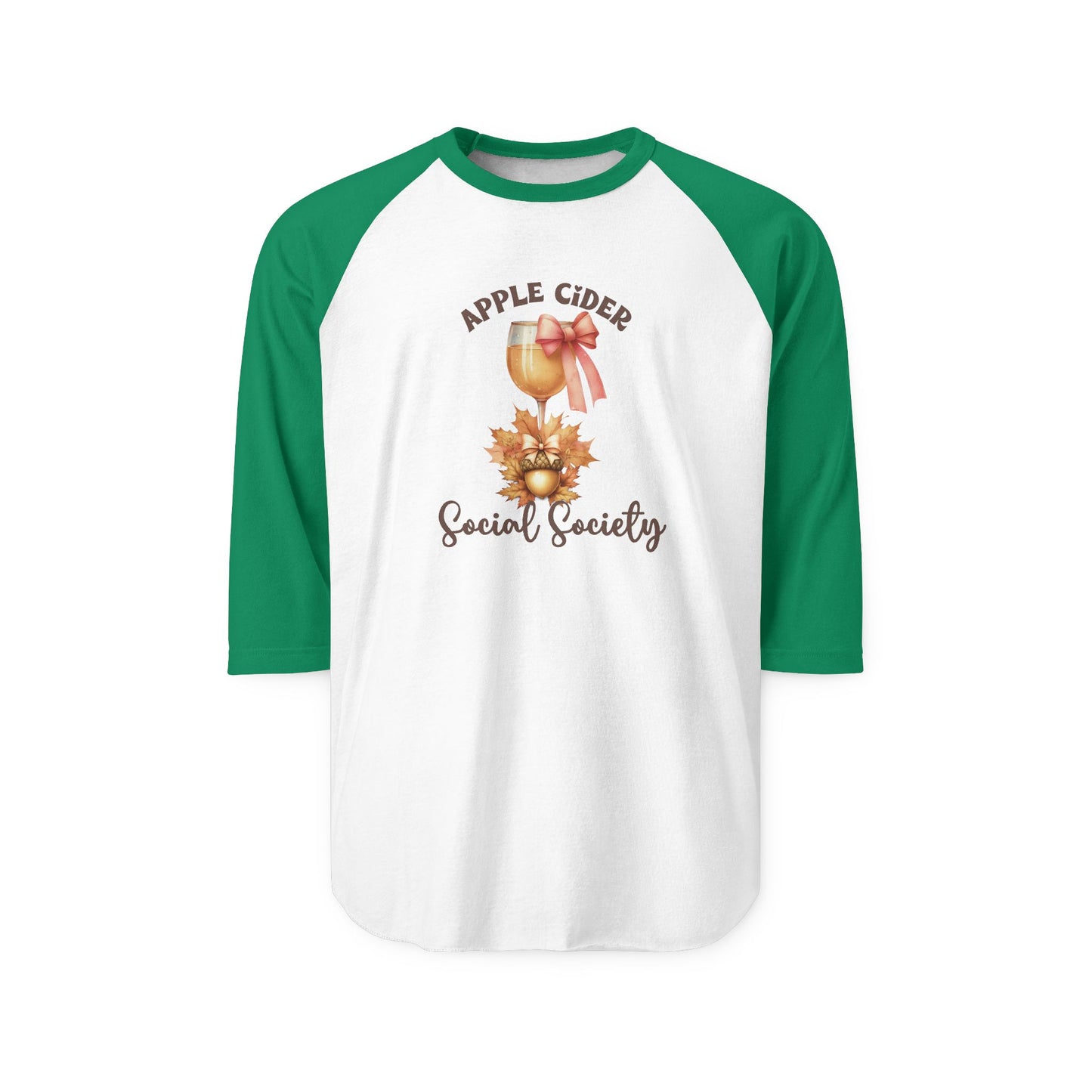 Apple Cider Social Society Baseball Tee
