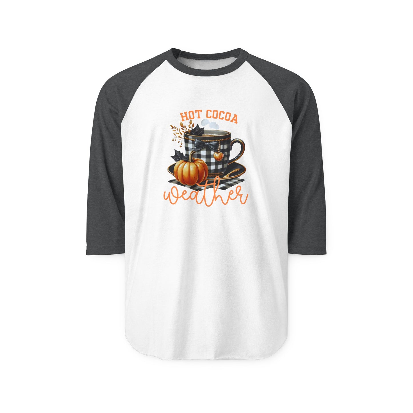 Hot Cocoa Weather Baseball Tee