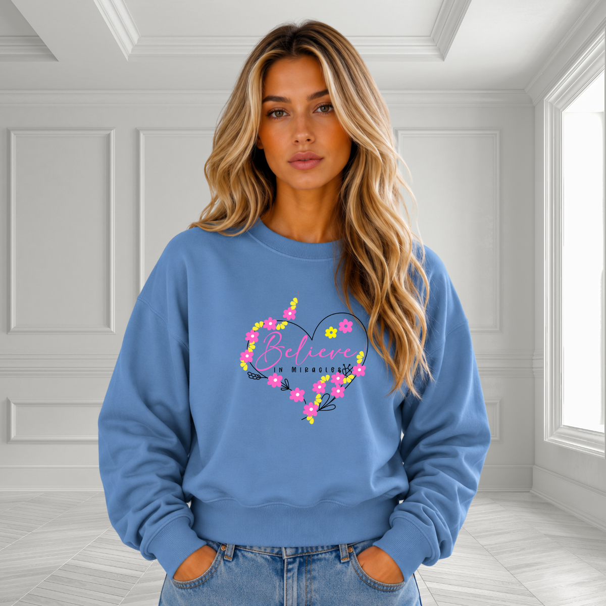 Believe In Miracles Crewneck Sweatshirt