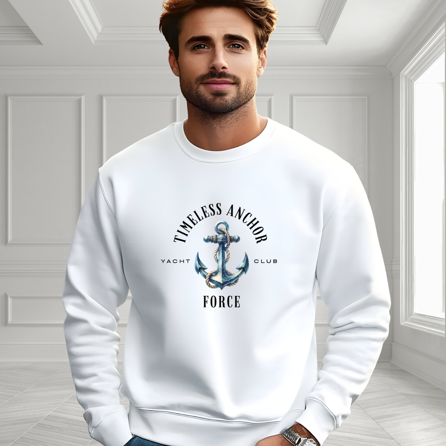 Timeless Anchor Force Crewneck Sweatshirt