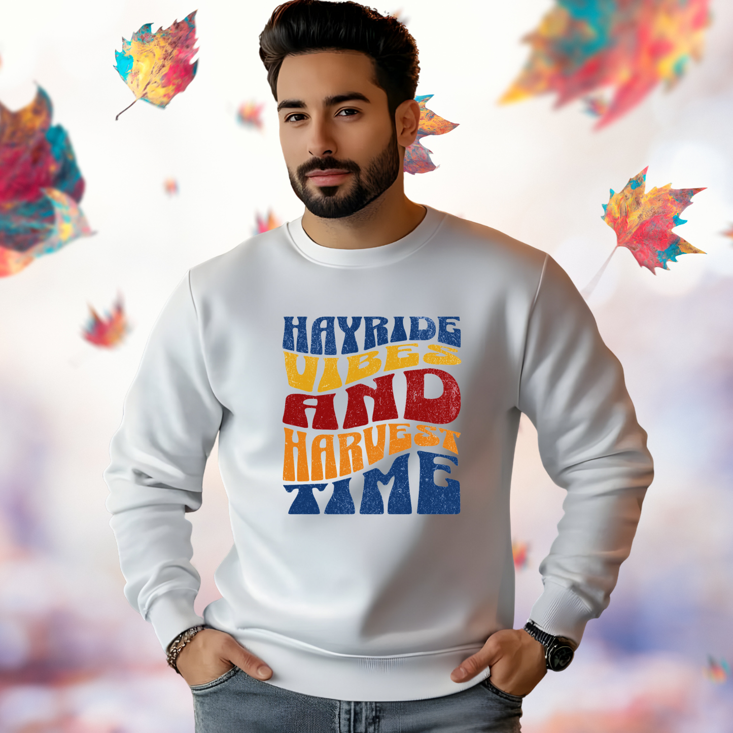 Hayride Vibes Crewneck Sweatshirt
