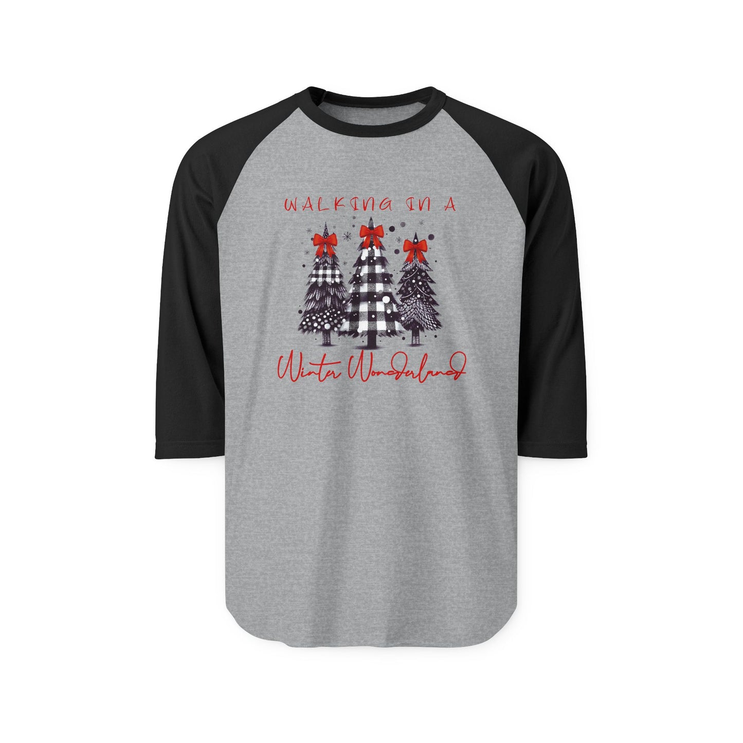 Walking In A Winter Wonderland Baseball Tee
