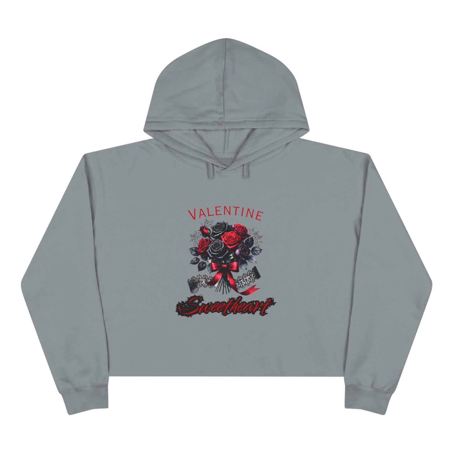 Valentine Sweetheart Crop Hoodie