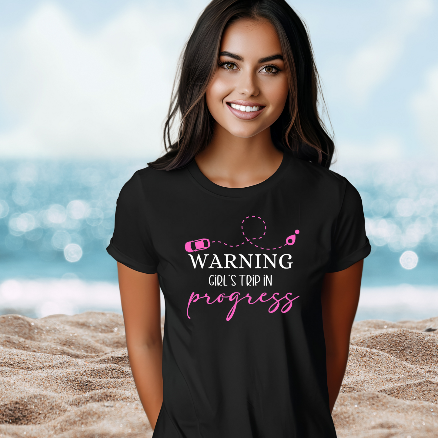 Warning Girls Trip in Progress T-Shirt