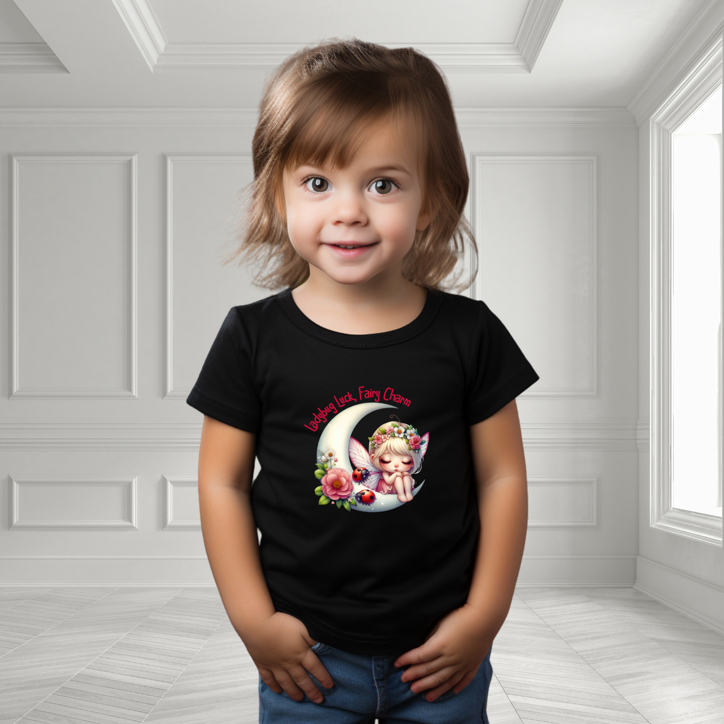 Ladybug Luck, Fairy Charm Toddler T-Shirt