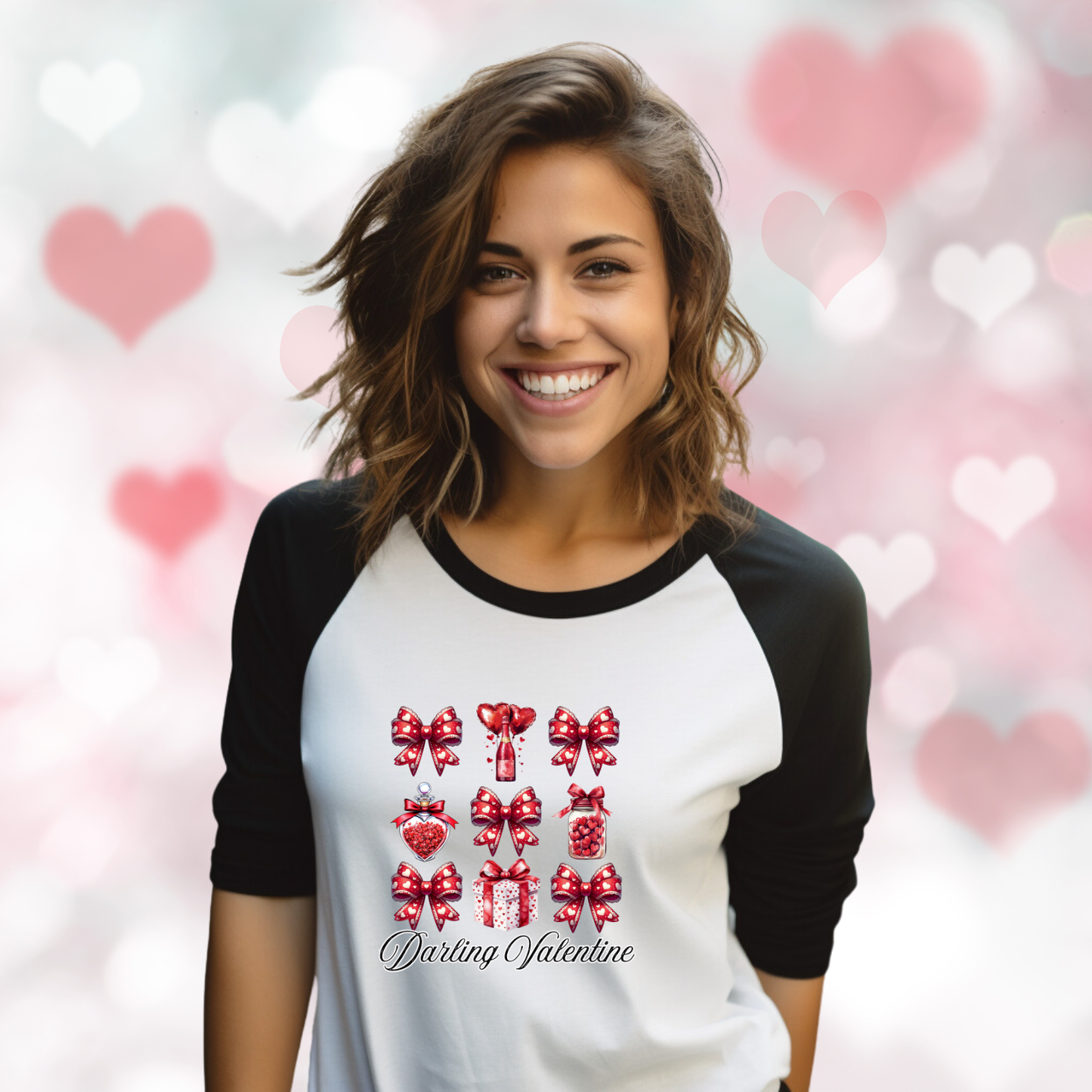 Darling Valentine Baseball Tee