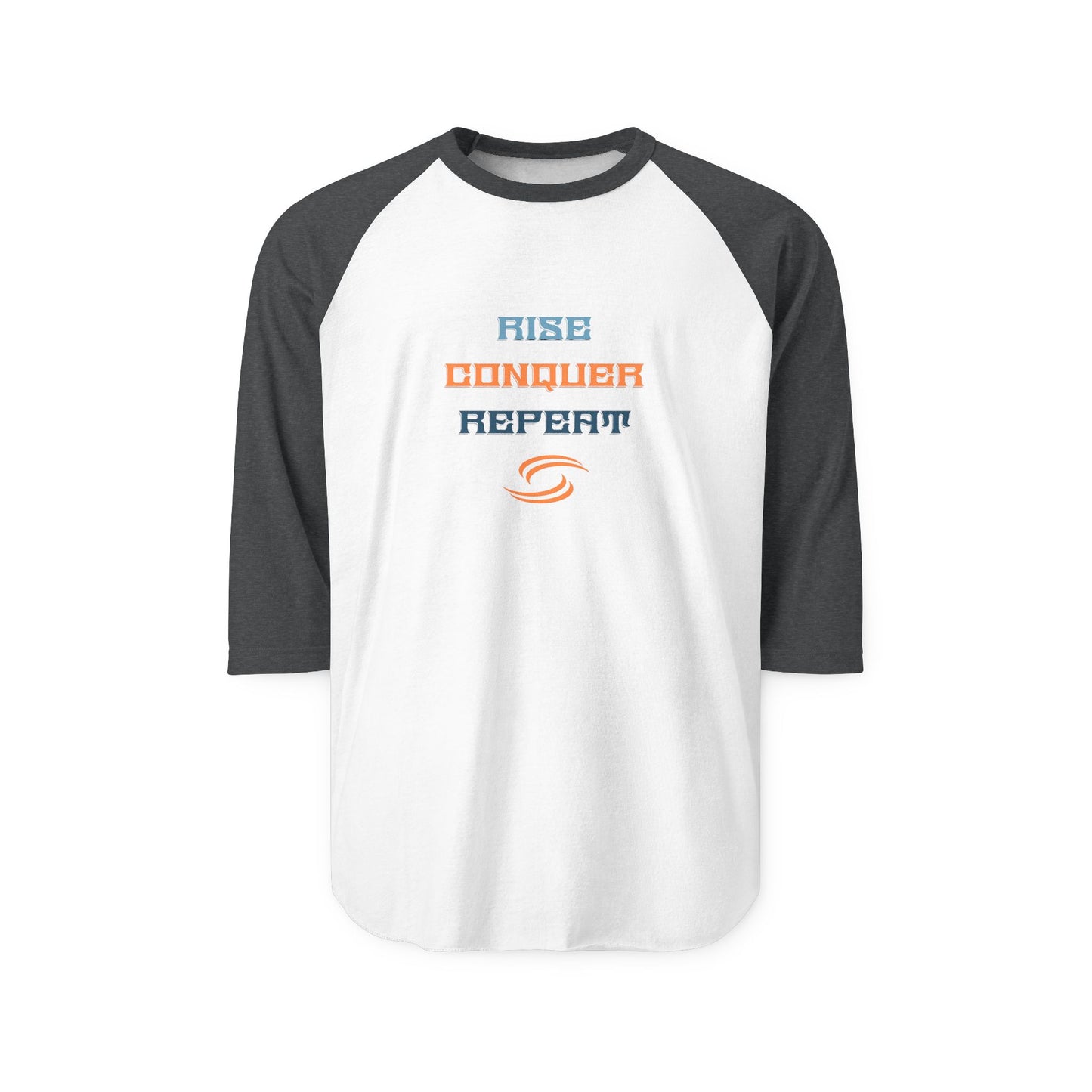 Rise, Conquer, Repeat Baseball Tee