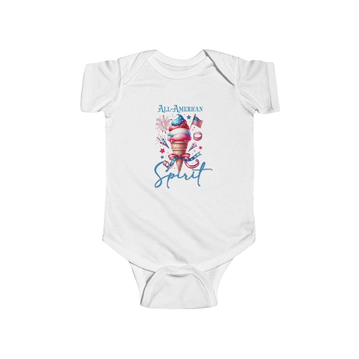 All-American Spirit Infant Short Sleeve Onesie