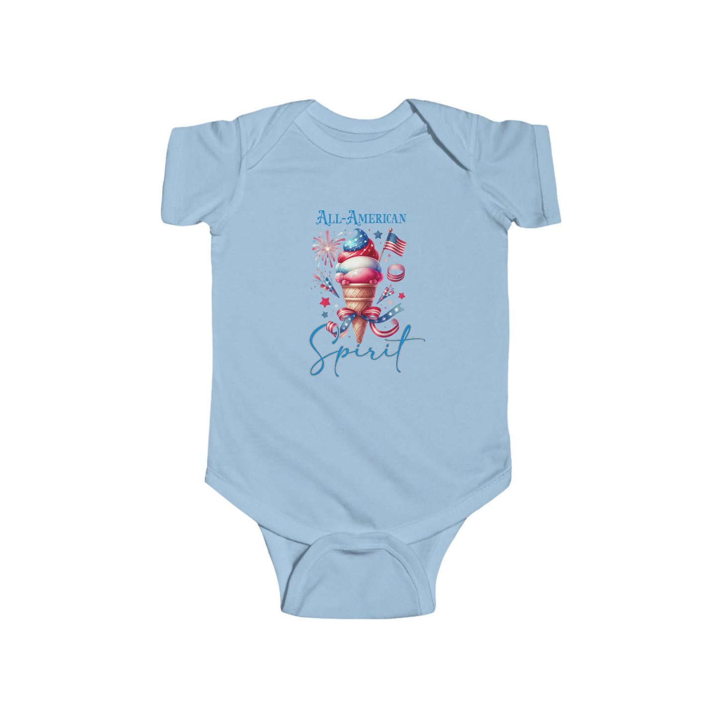 All-American Spirit Infant Short Sleeve Onesie