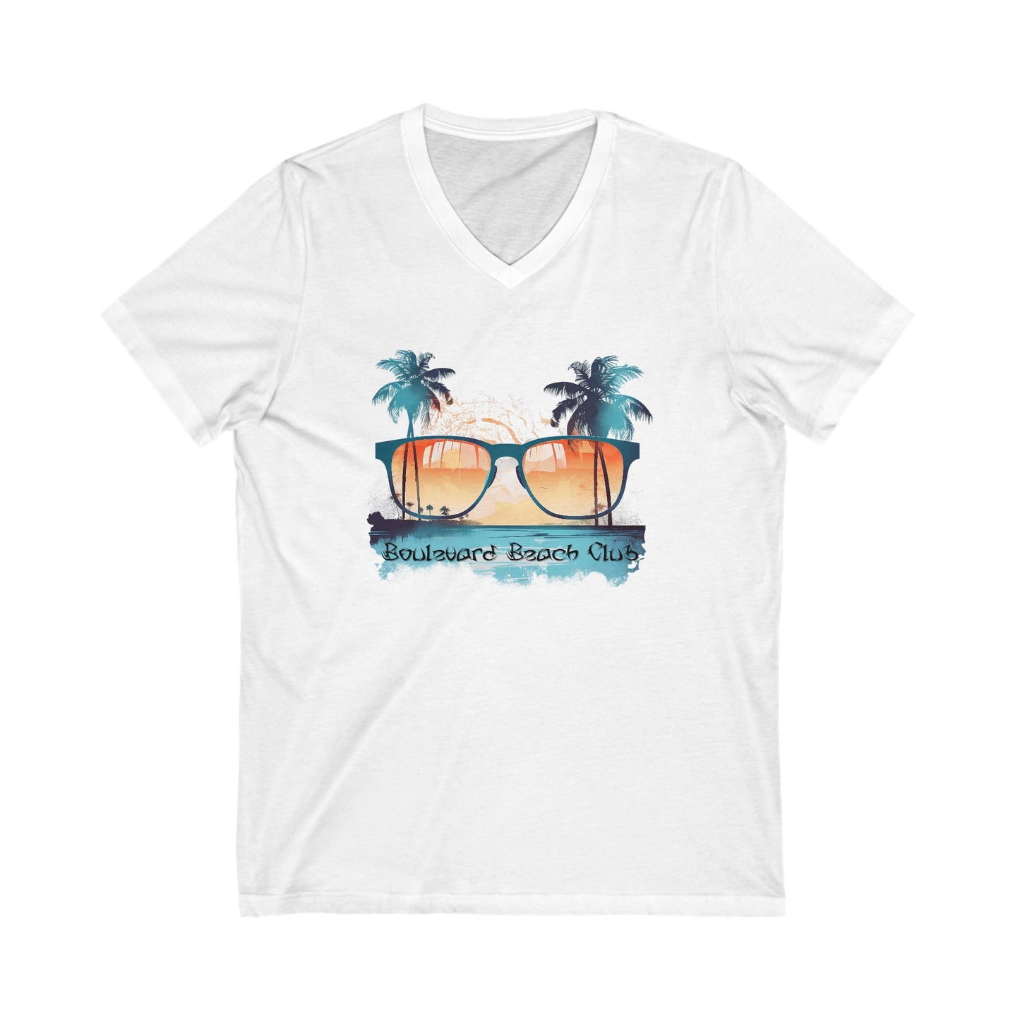 Boulevard Beach Club V-Neck Tee
