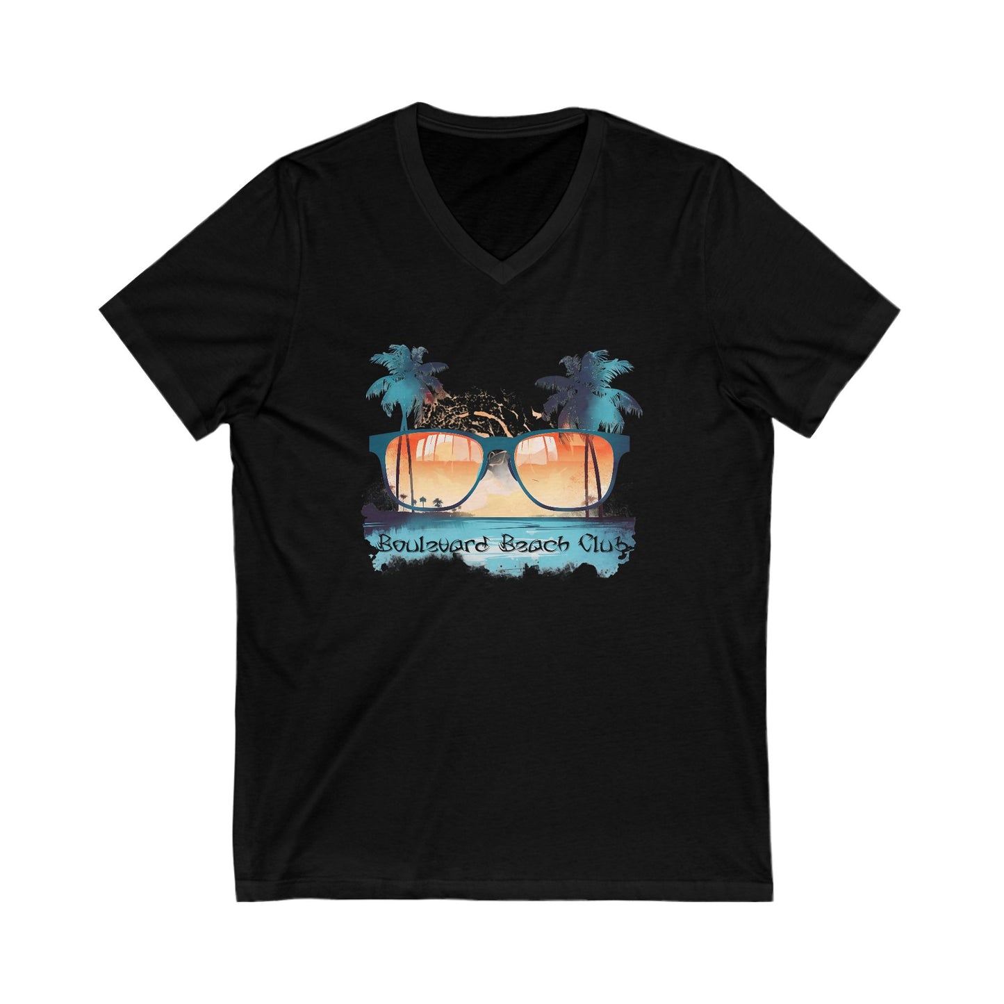 Boulevard Beach Club V-Neck Tee