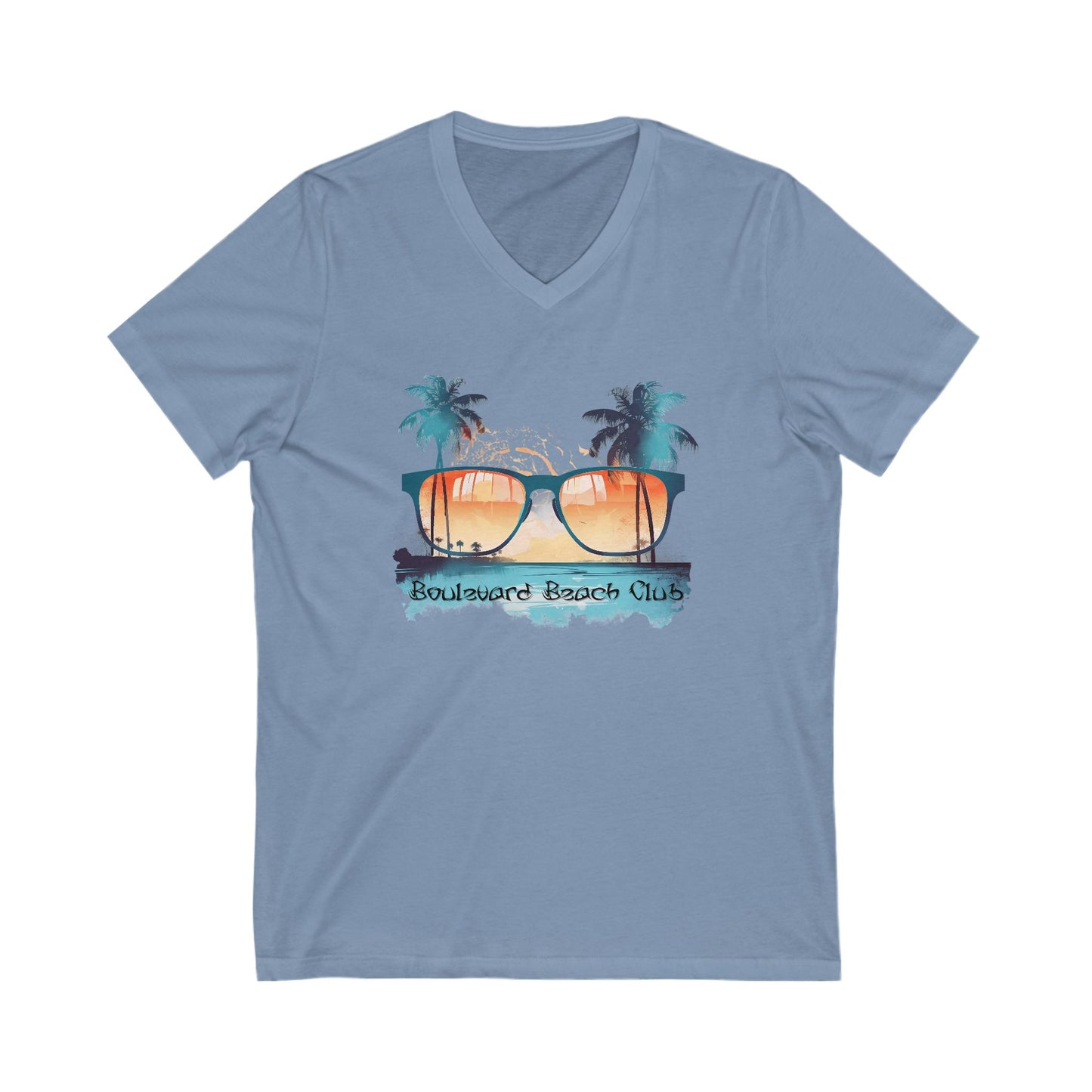 Boulevard Beach Club V-Neck Tee