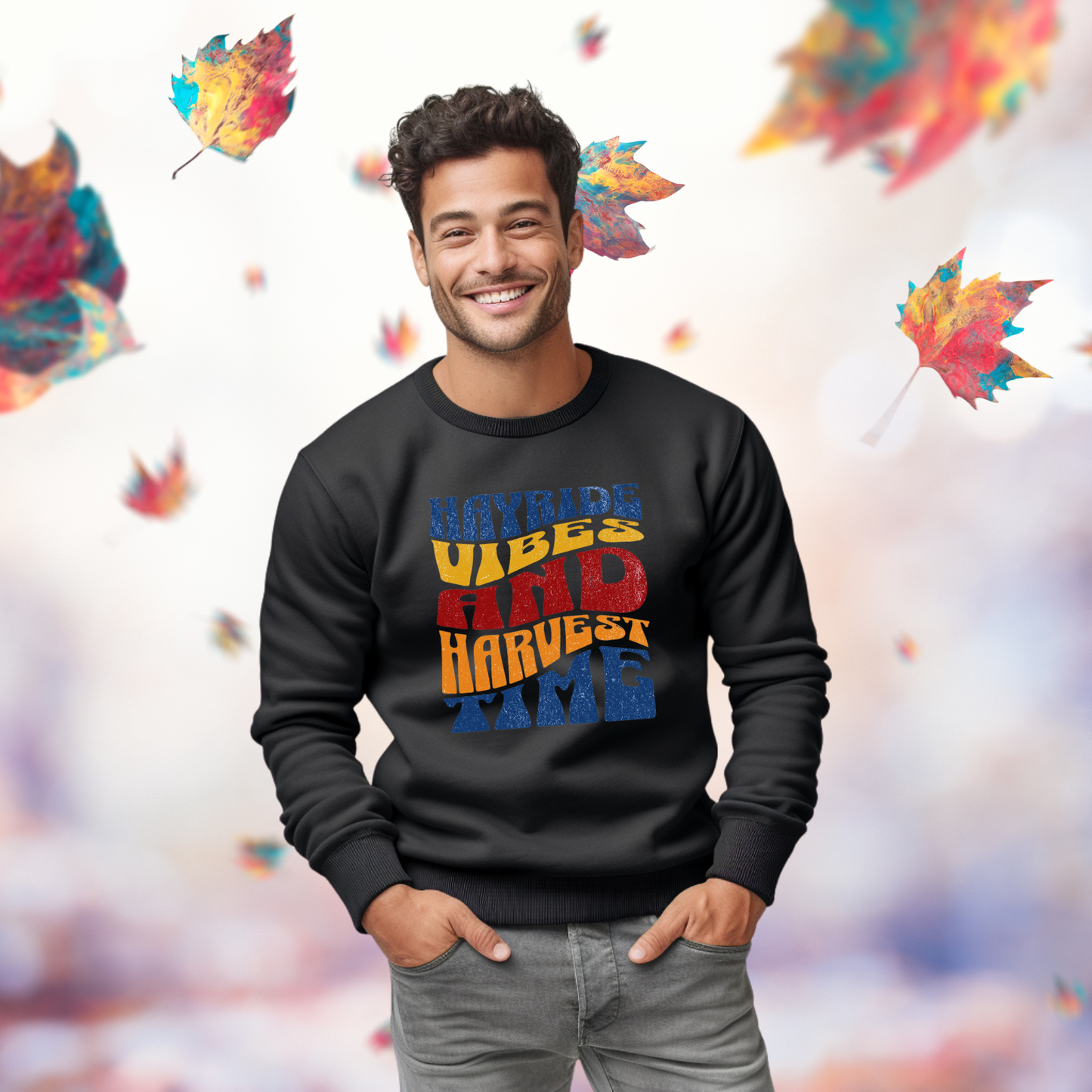 Hayride Vibes Crewneck Sweatshirt
