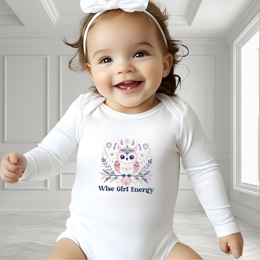 Wise Girl Energy Infant Long Sleeve Onesie