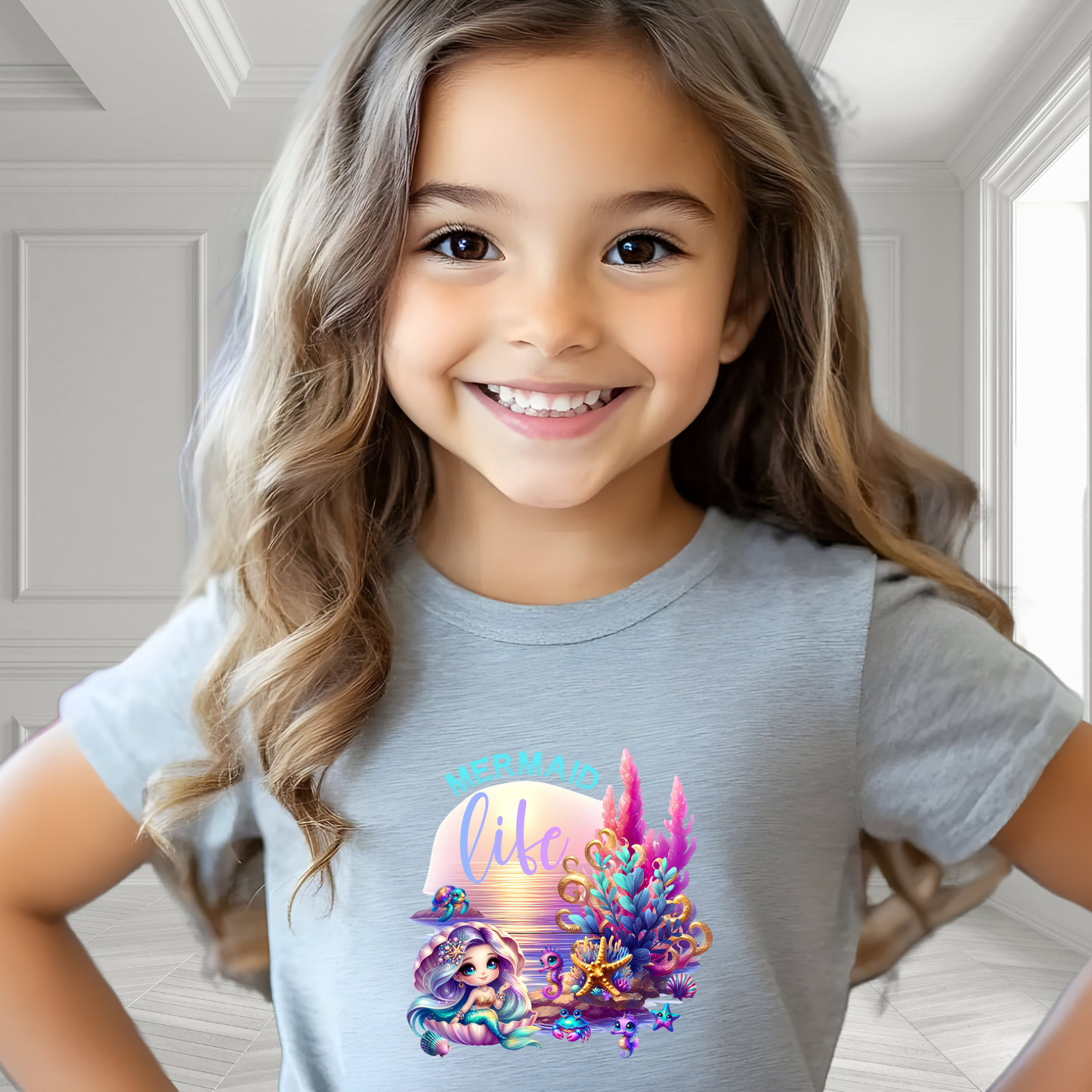 Mermaid Life Kid's T-Shirt