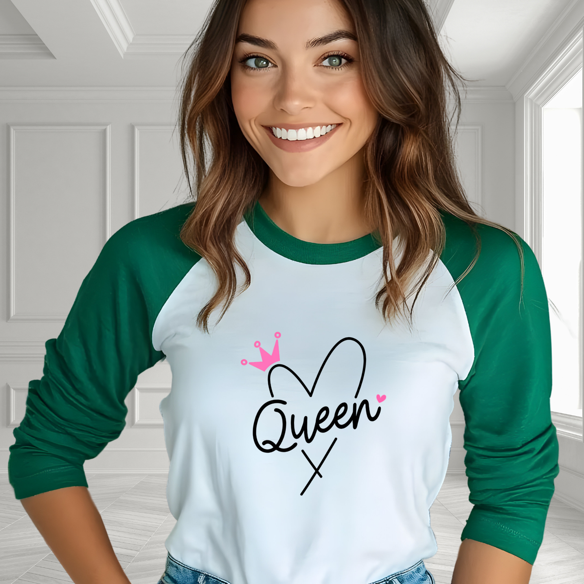 Queen Baseball Tee