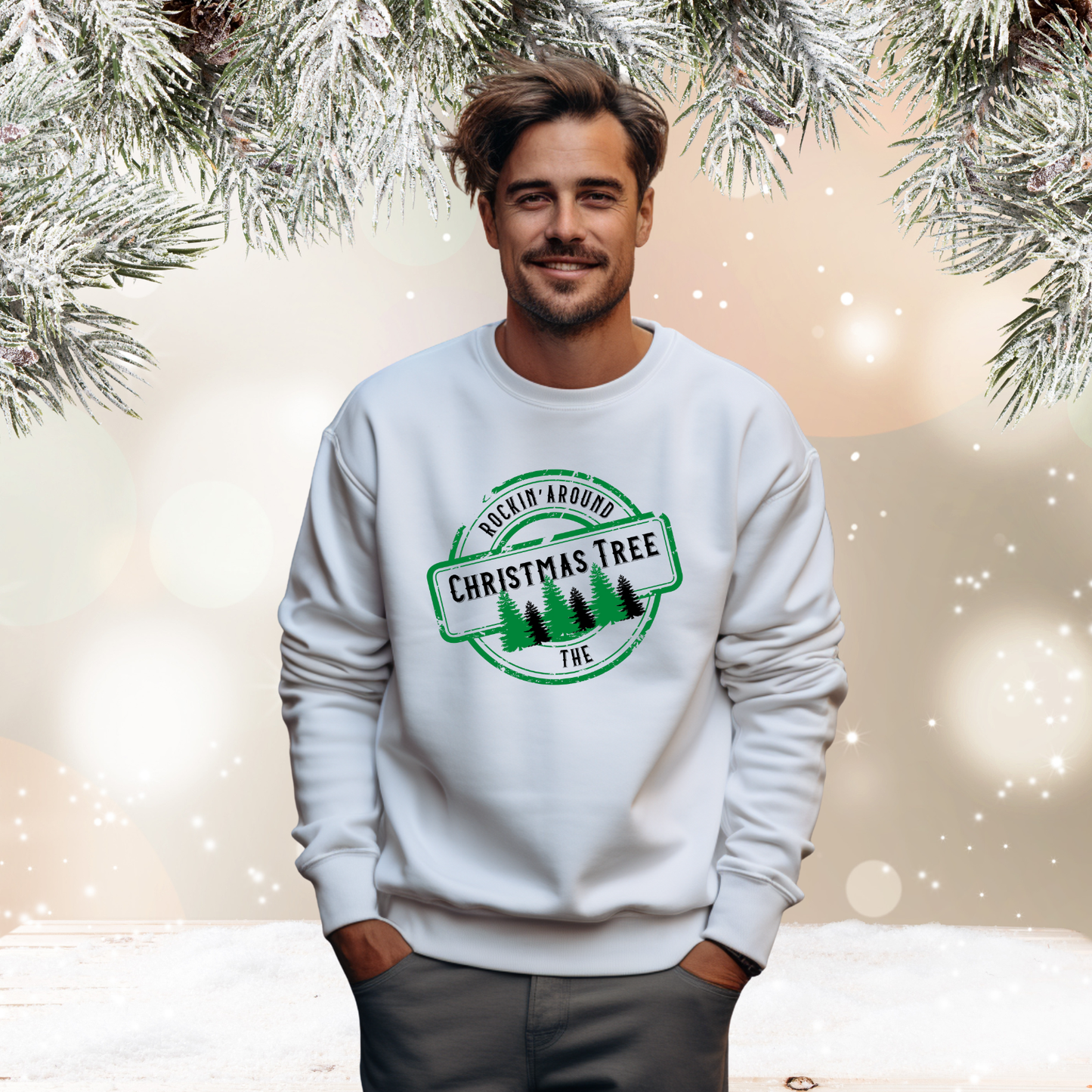 Rockin’ Around The Christmas Tree Crewneck Sweatshirt