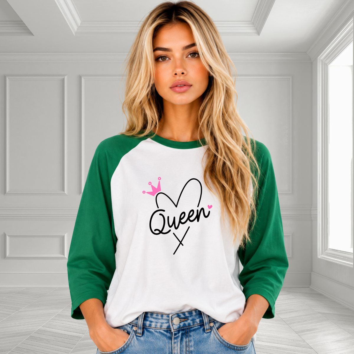 Queen Baseball Tee