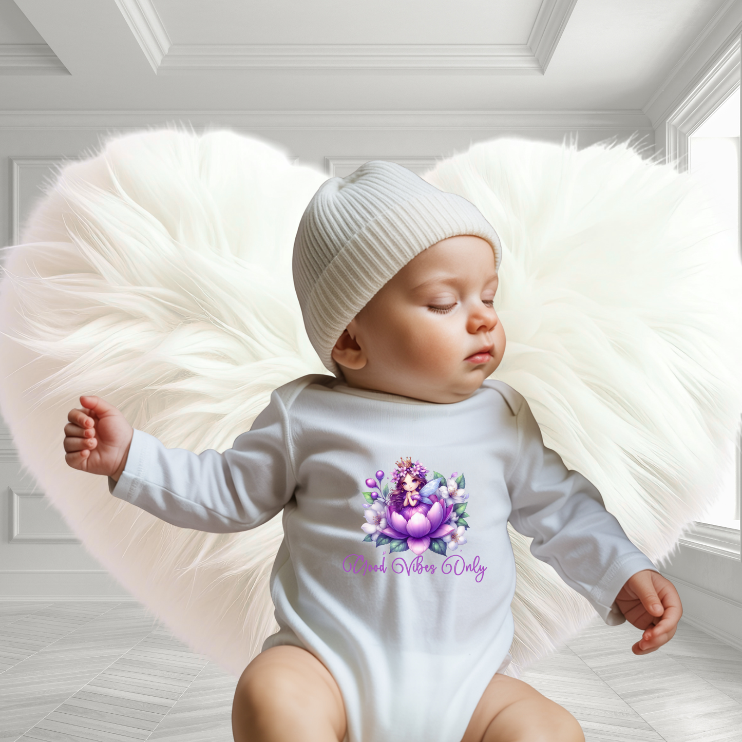 Good Vibes Only Infant Long Sleeve Onesie