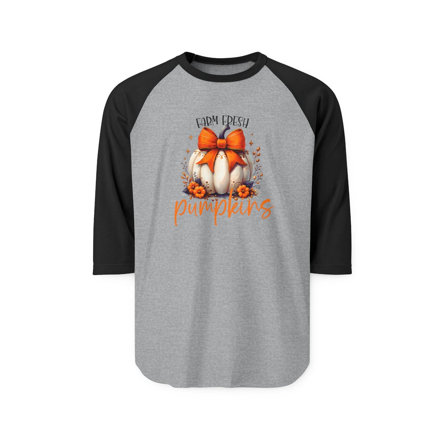 Farm Fresh Pumpkins Baseball Tee