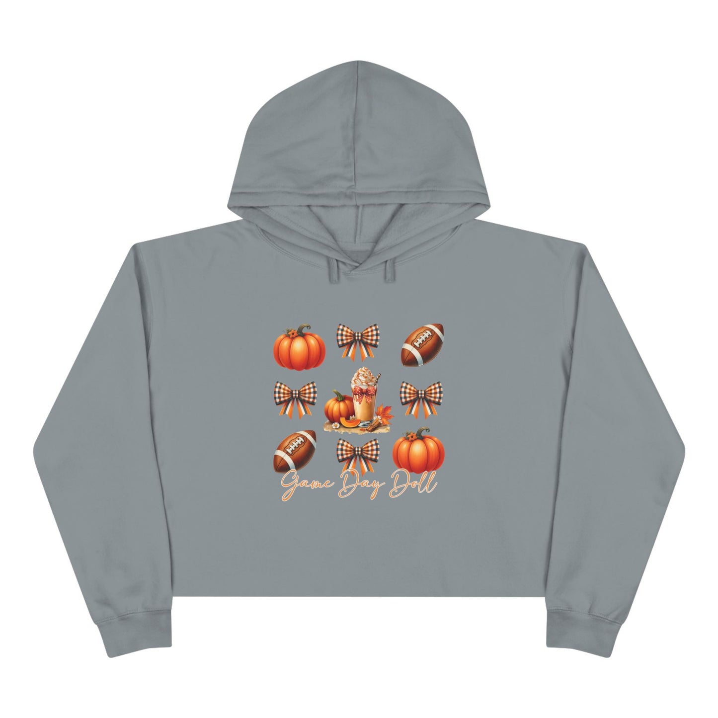 Game Day Doll Crop Hoodie