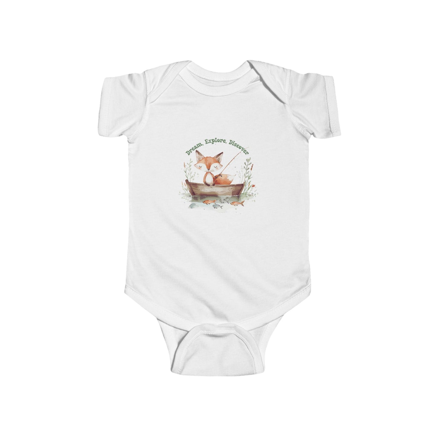 Dream, Explore, Discover Infant Short Sleeve Onesie