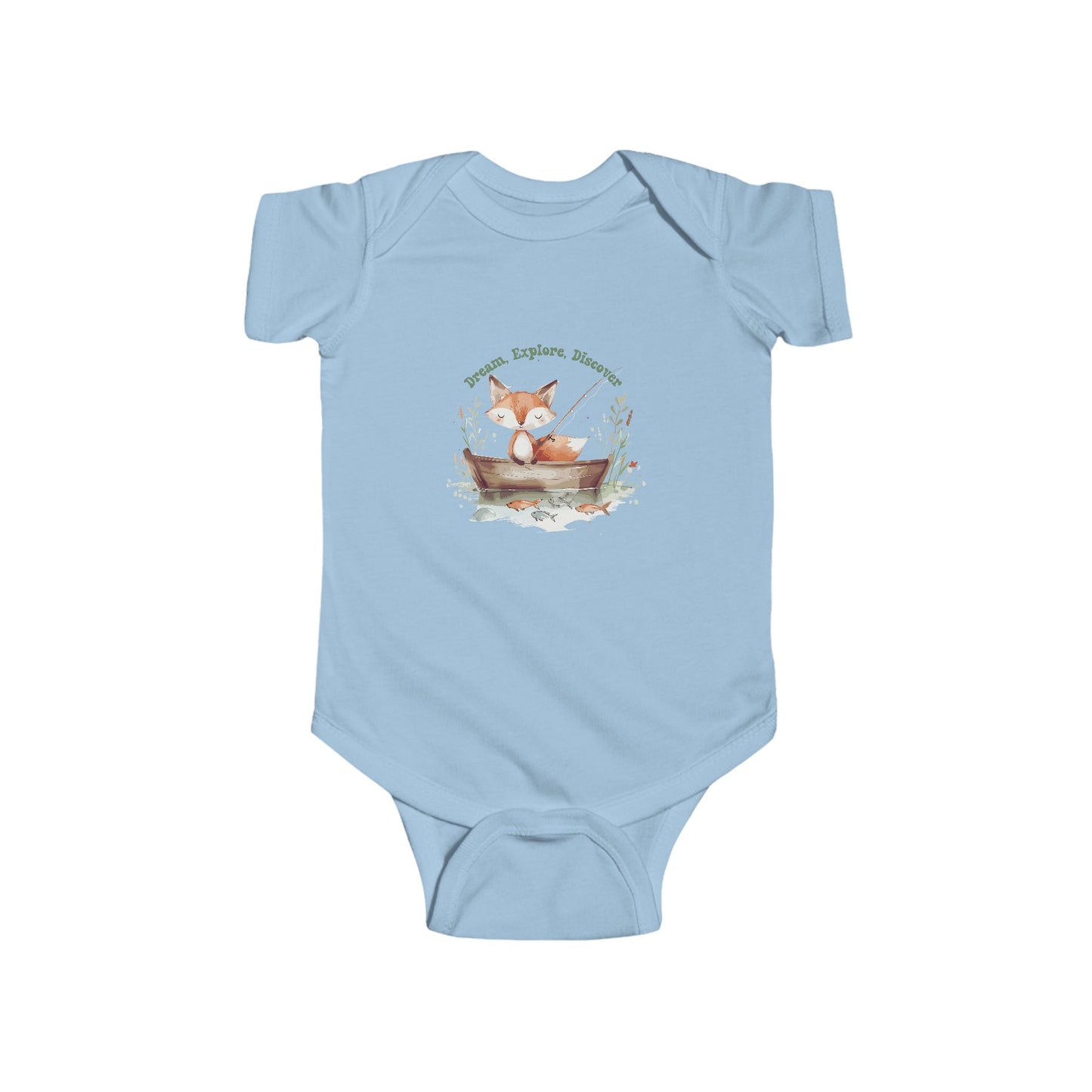 Dream, Explore, Discover Infant Short Sleeve Onesie