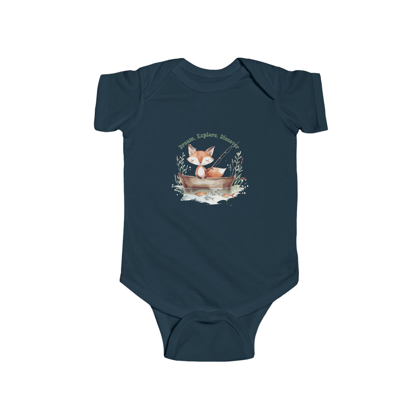 Dream, Explore, Discover Infant Short Sleeve Onesie