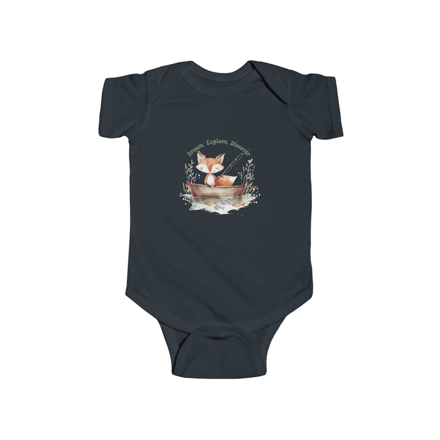Dream, Explore, Discover Infant Short Sleeve Onesie