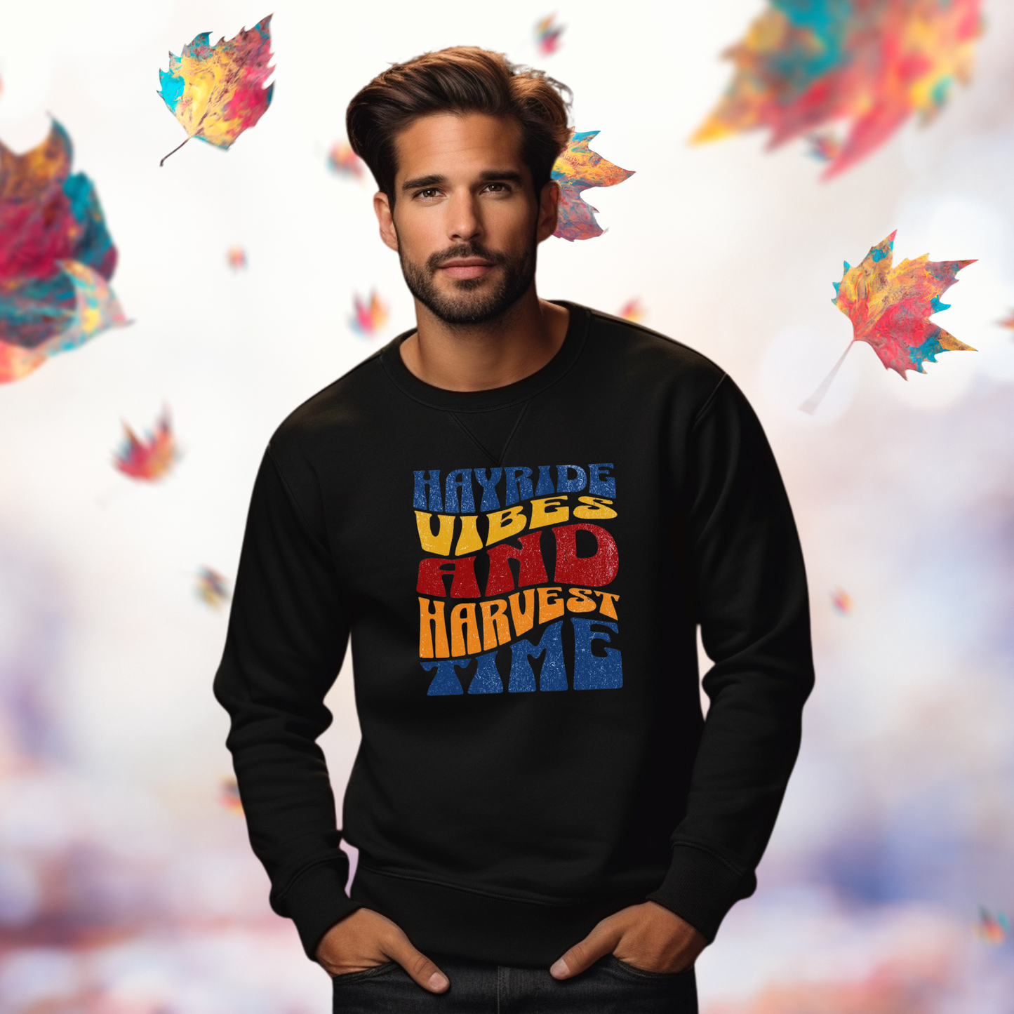 Hayride Vibes Crewneck Sweatshirt