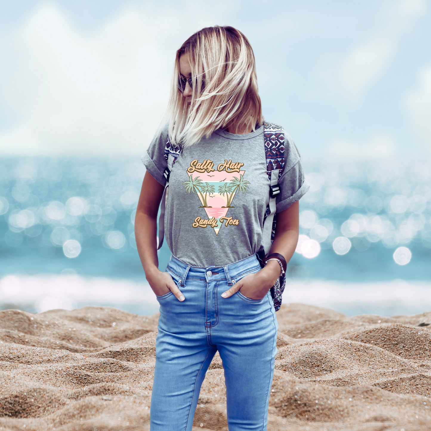 Salty Hair Sandy Toes T-Shirt