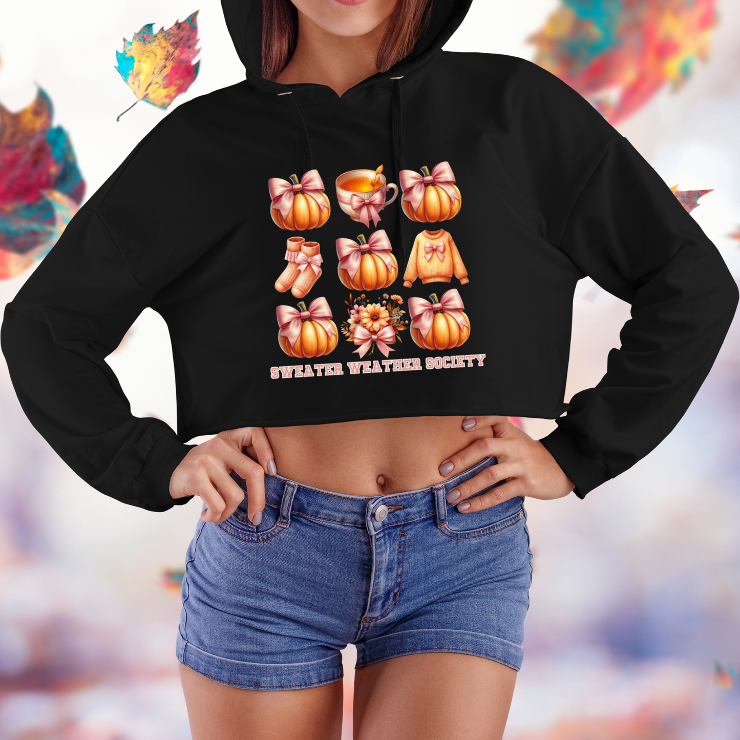 Sweater Weather Society Crop Hoodie