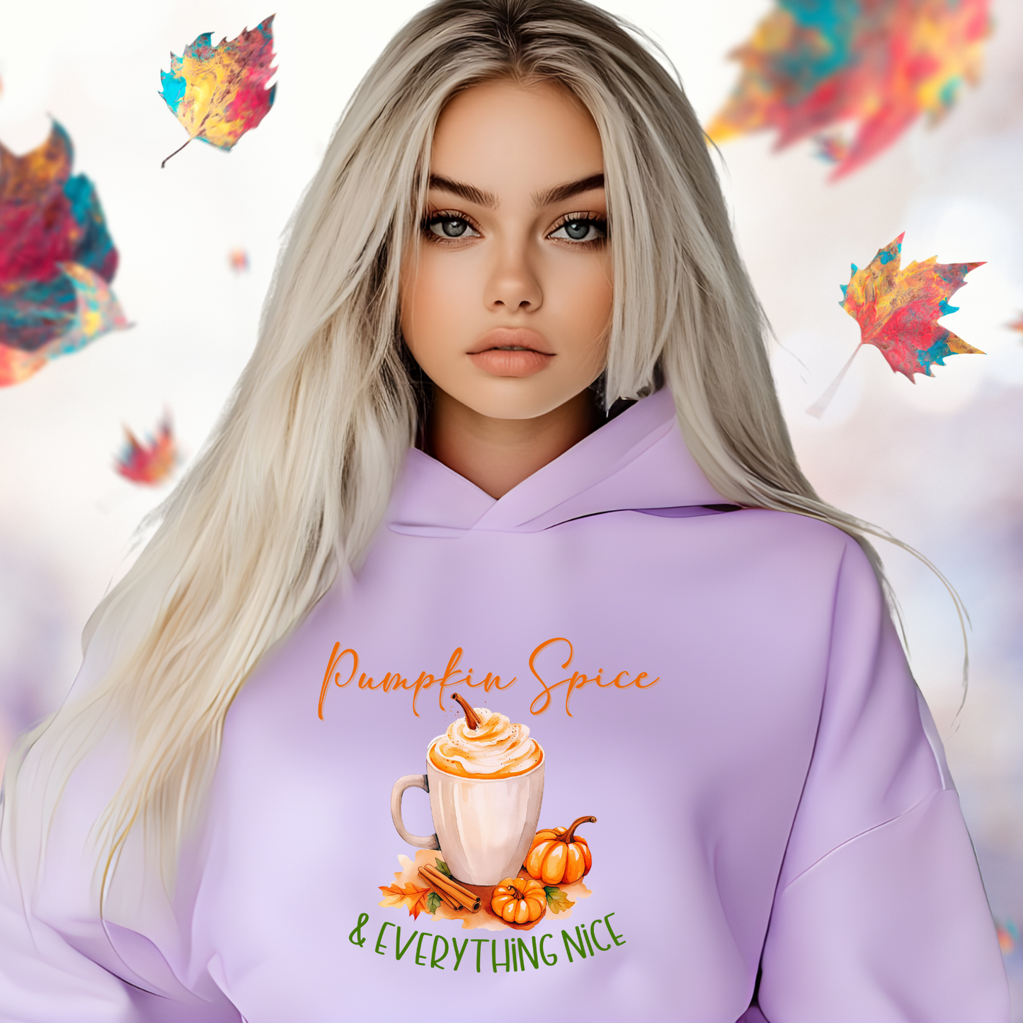 Pumpkin Spice & Everything Nice Crop Hoodie