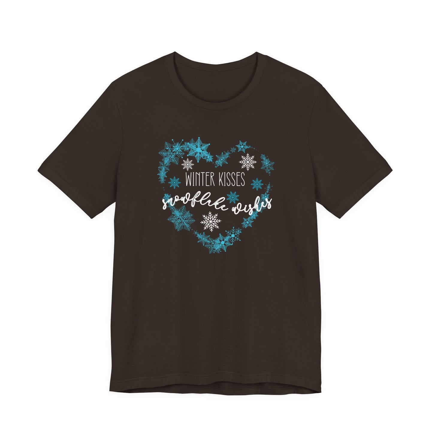 Winter Kisses, Snowflake Wishes T-Shirt