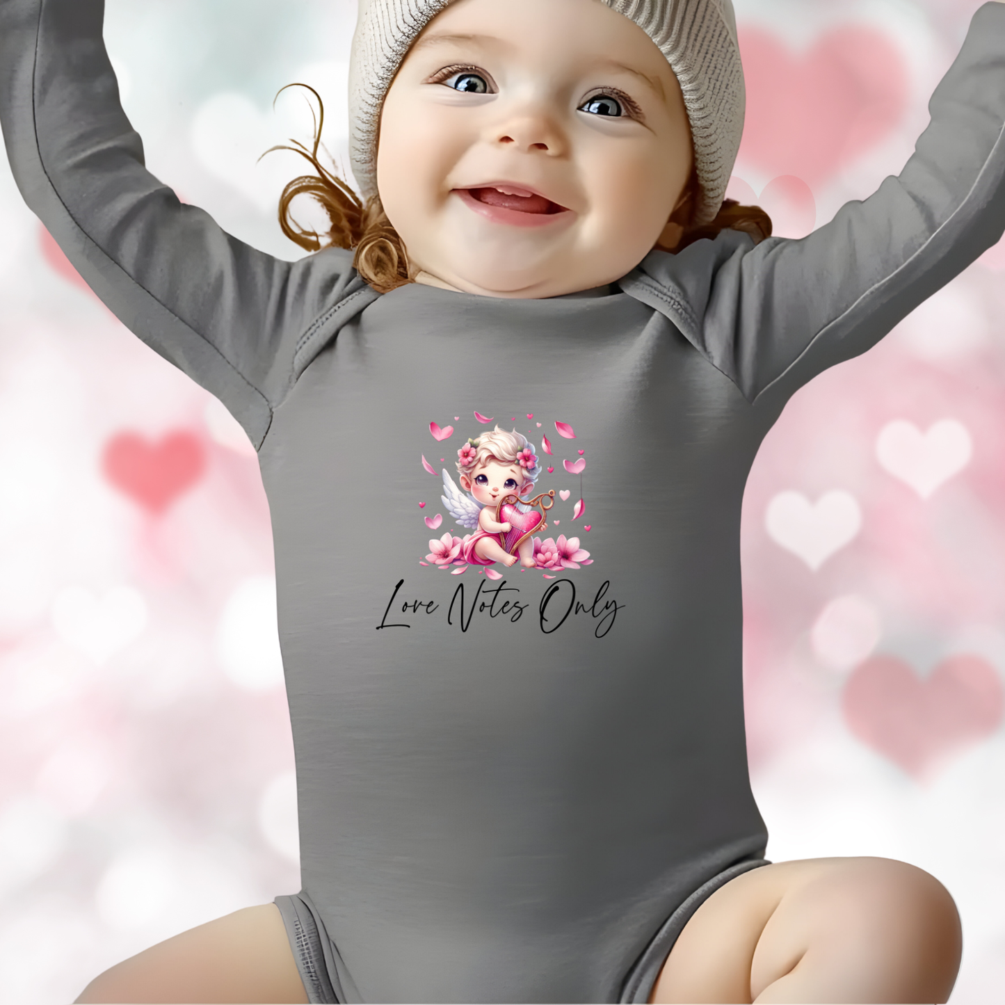 Love Notes Only Infant Long Sleeve Onesie